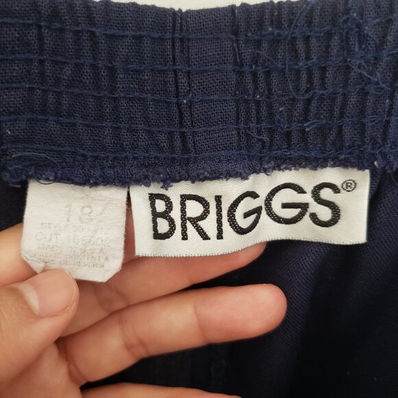 Briggs Woman Navy Blue Formal Pants Size 18 - Picture 15 of 15